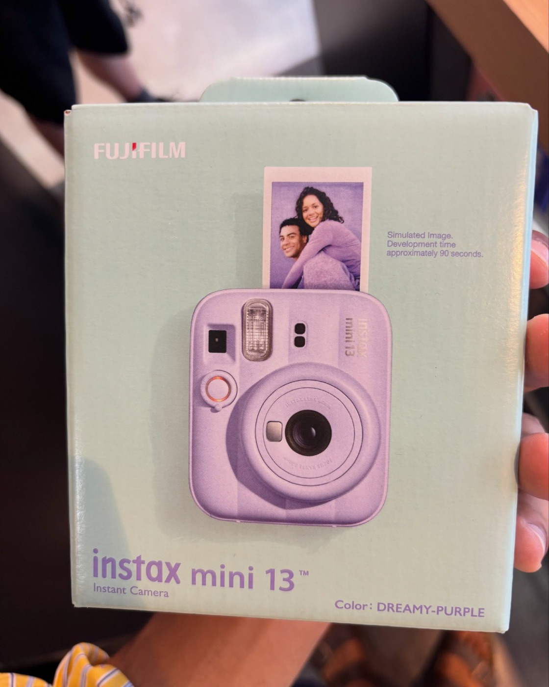 Instax packaging photography with TDA model Joren Brook