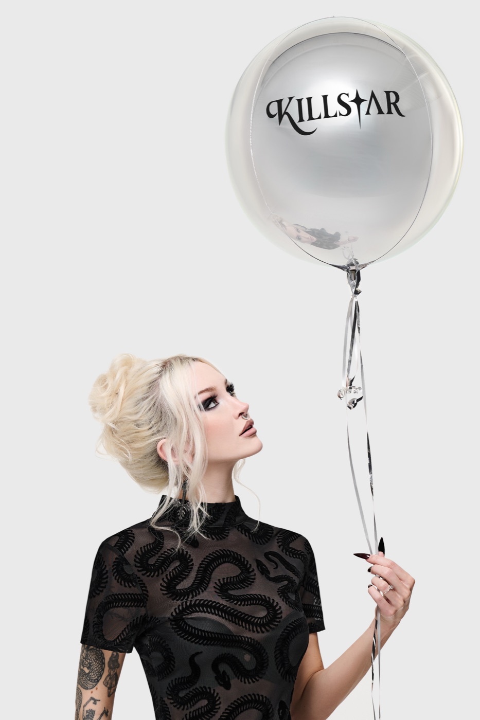 Killstar alternative fashion imagery, TDA London model
